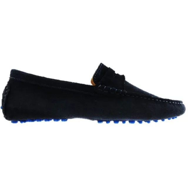 The Driver - Navy Blue Loafers