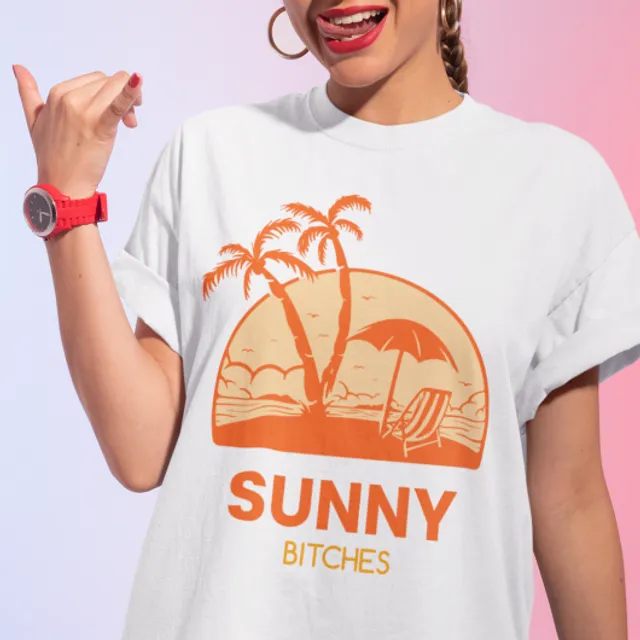 Sunny Bitches Unisex T-shirt - White
