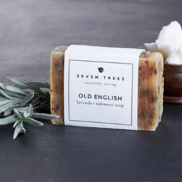 OLD ENGLISH - Lavender Oakmoss Soap: 90g