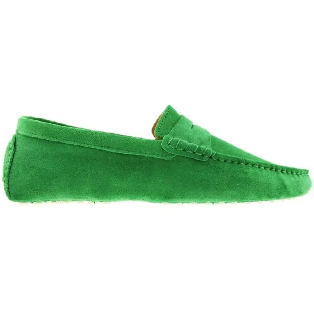 The Driver - Grass Green Loafers