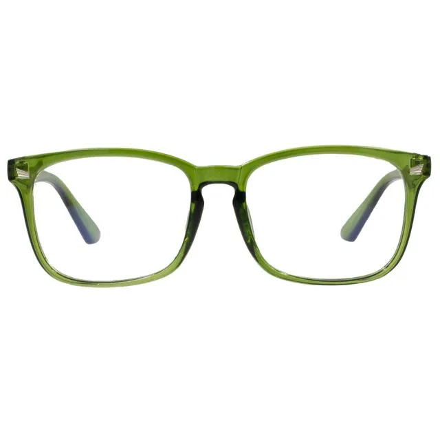 Foxmans Blue light Blocking Glasses | McCartney Everyday Lens (green frame)