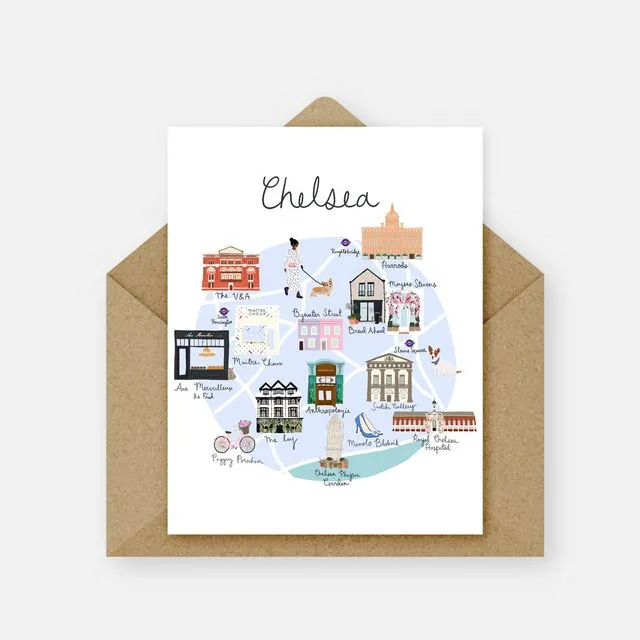 Chelsea London Card (Pack of 6)