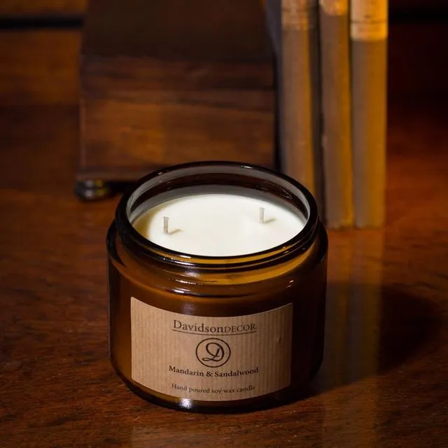 Fireside - 3-wick, luxury handmade soy candle