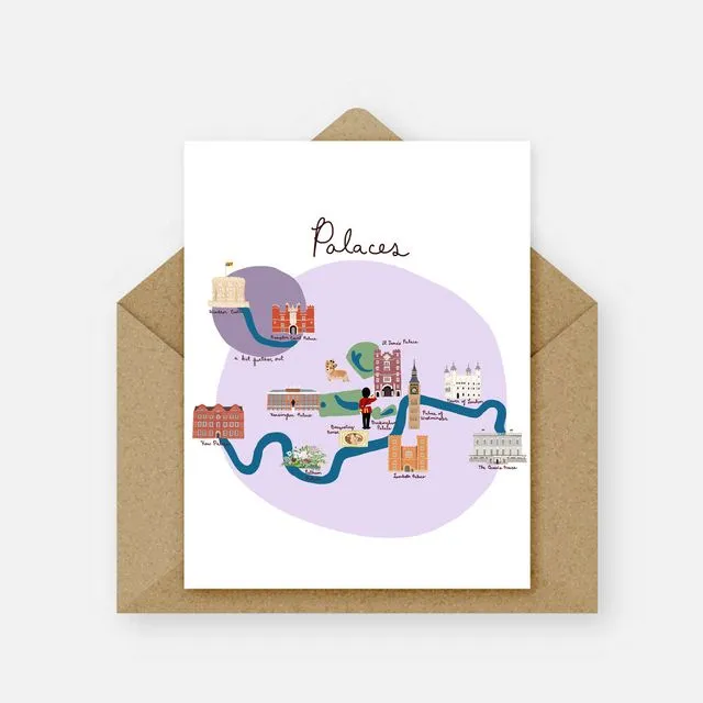 London Palaces Card (Pack of 6)