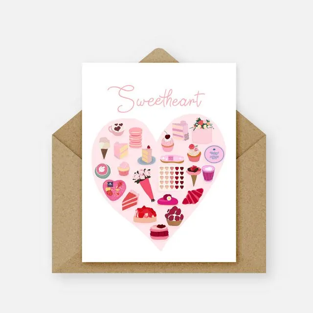 Sweetheart Card (Pack of 6)
