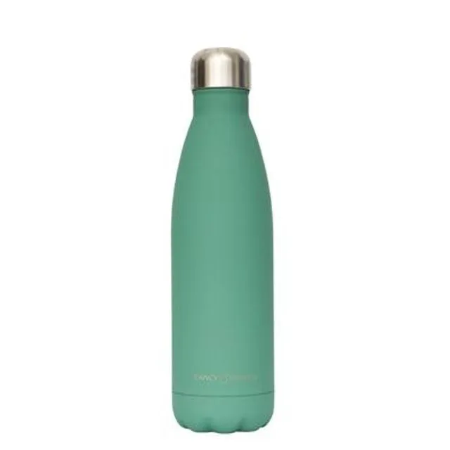 Stainless Steel Vacuum Flask With Soft-Touch Coating (Green) - 500ml