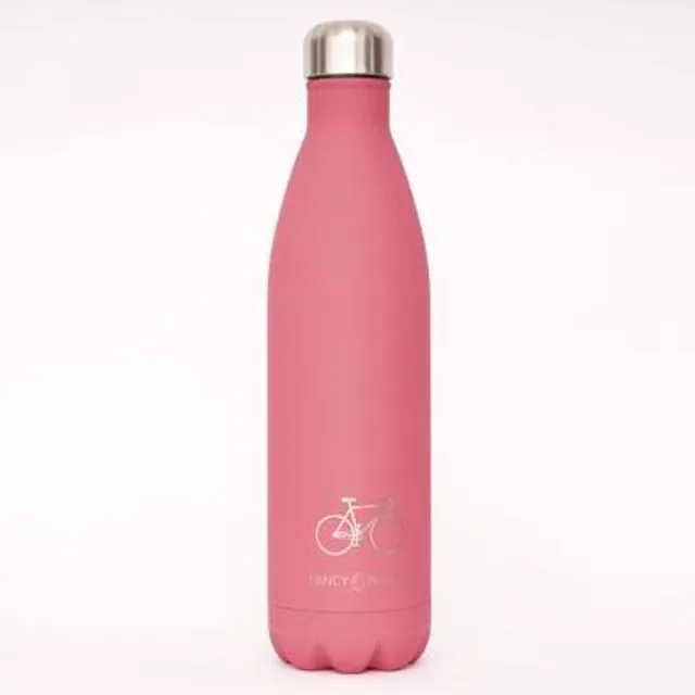 Stainless Steel Vacuum Flask With Soft-Touch Coating (Dusty Pink) - 750ml