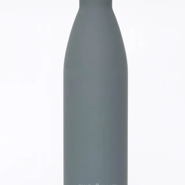 Stainless Steel Vacuum Flask With Soft-Touch Coating (Gray) - 750ml