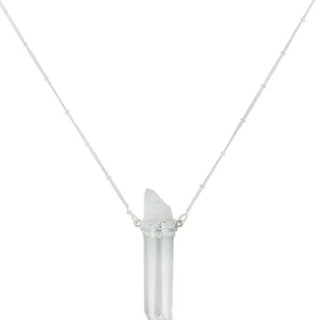 The Mar Necklace with Rock Crystal