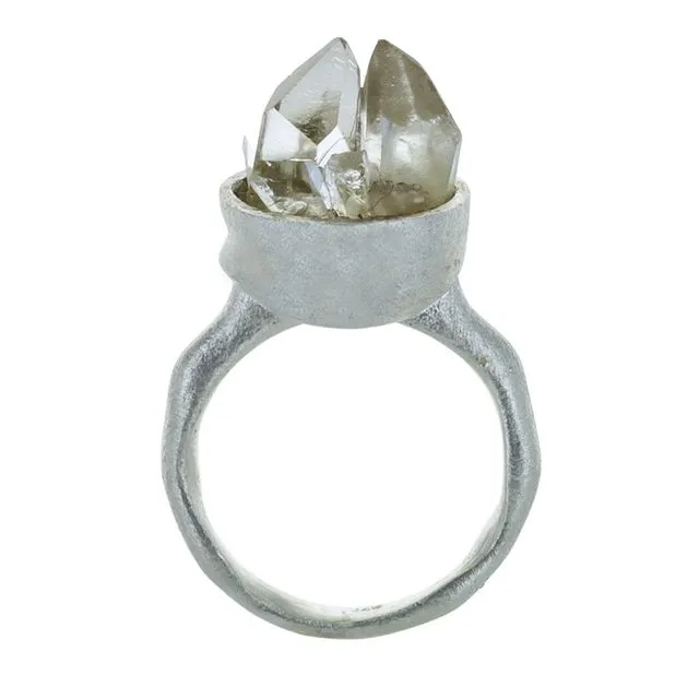 The Gabrielle Ring with Rock Crystal