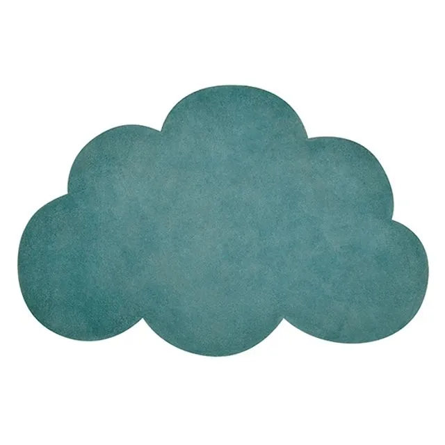 Cloud carpet green color
