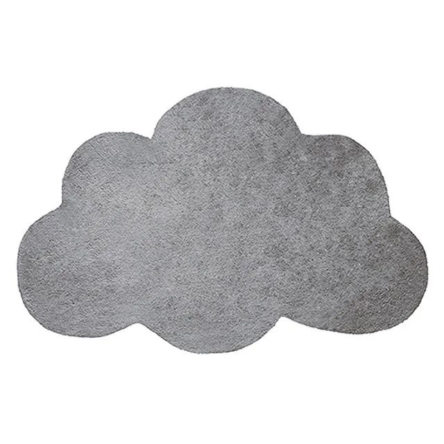 Baby carpet cloud gray cotton rug