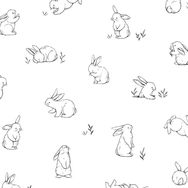 Baby wallpaper, little rabbits