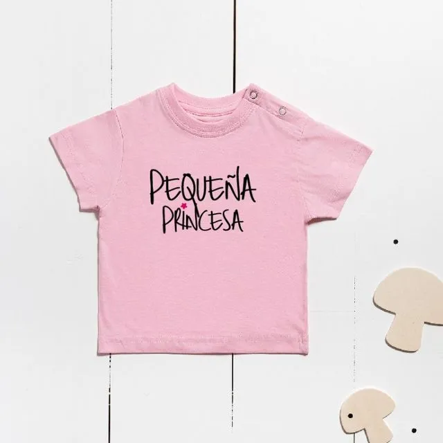 Pequeña Princesa - Camiseta Algodón Manga Corta