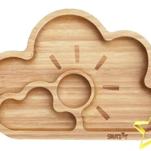 Bamboo suction base cloud plate