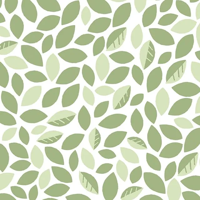 Kids wallpaper green leaves