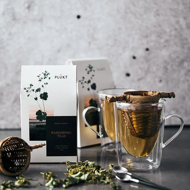 Lady's mantle tea - organic, caffeine-free, biodegradable, loose tea, Nordic design