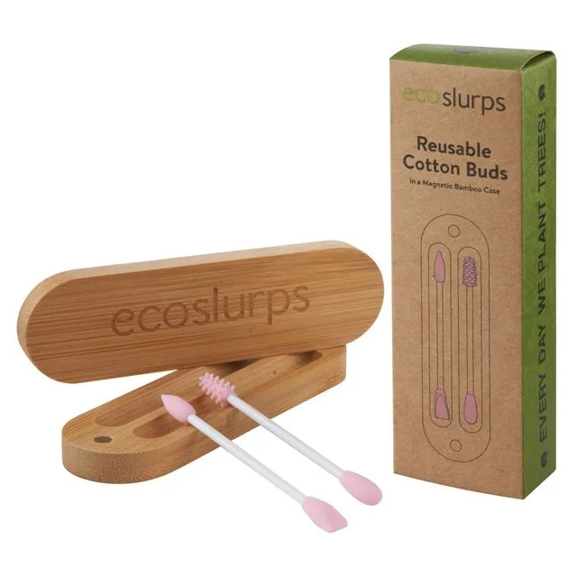 Reusable Cotton Buds Pink (cotton swabs)