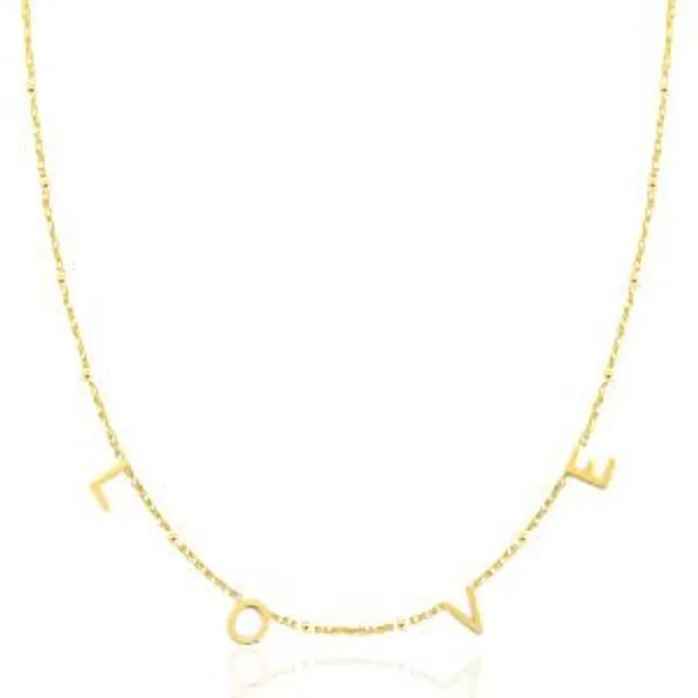 Necklace LOVE gold