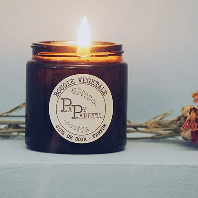 The authentic cotton flower candle