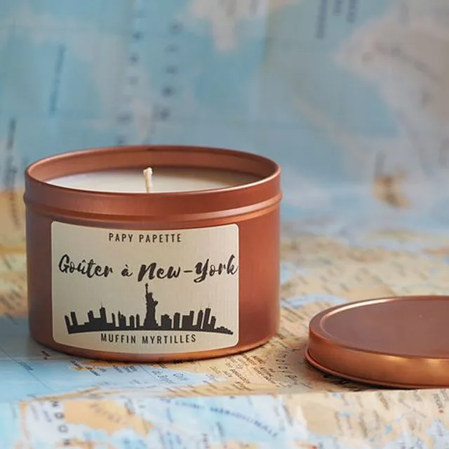 The Travelers - A snack in New York candle