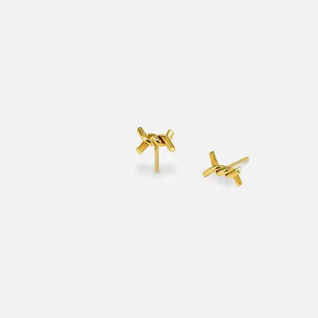 AMARRES EARRINGS - COLOR GOLD PLATED SILVER / ORO