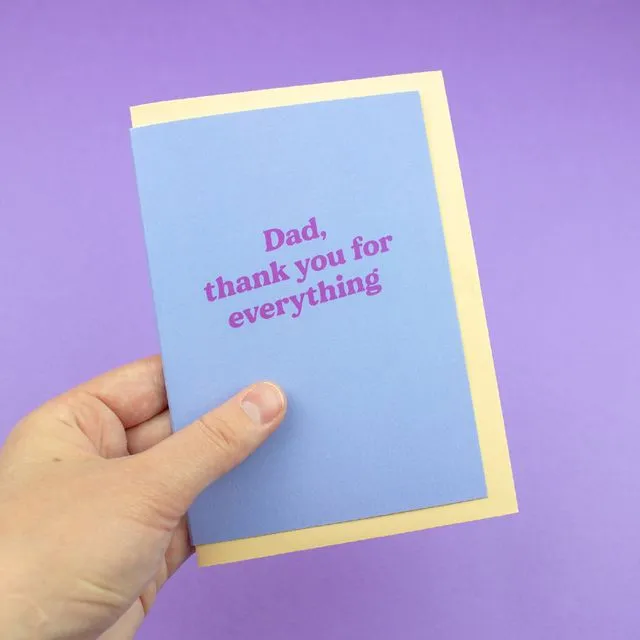 Thank You Father's Day Card