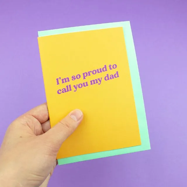 Proud Father's Day Card