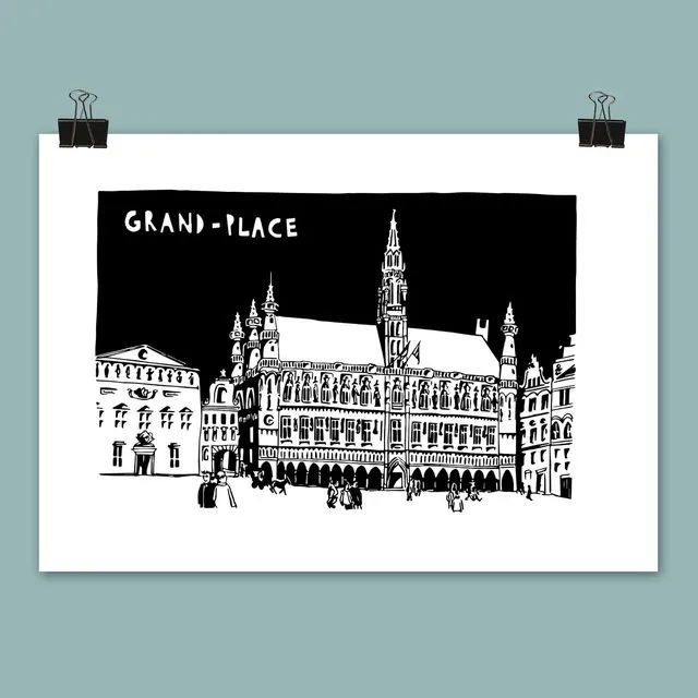 Affiche Grand-Place