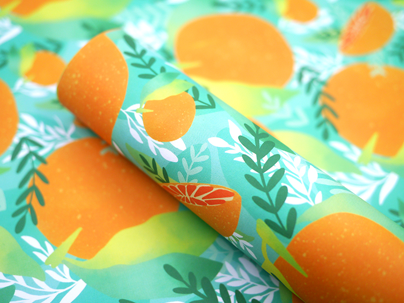 Tropicana Recycled Gift Wrap