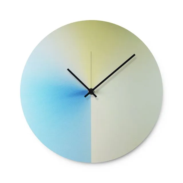 Time Fade Wall Clock - Light Blue