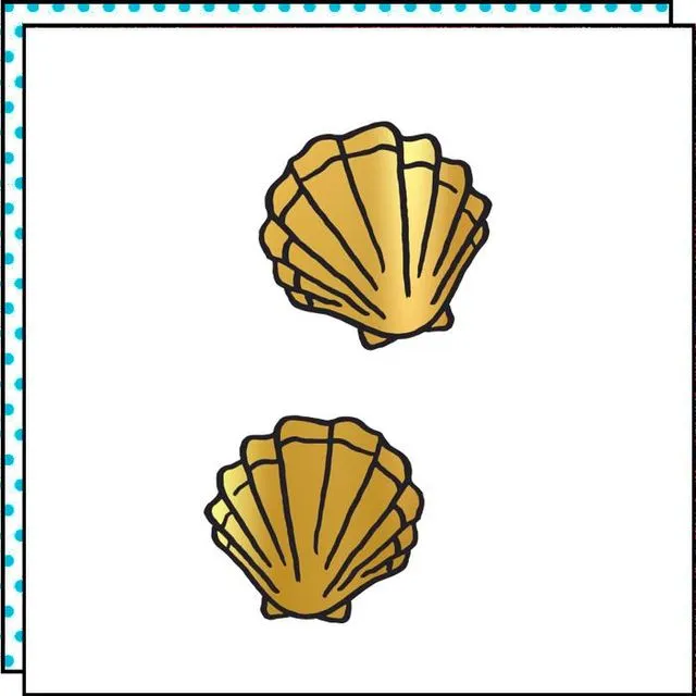 GOLD SHELLS (PACK OF 2)