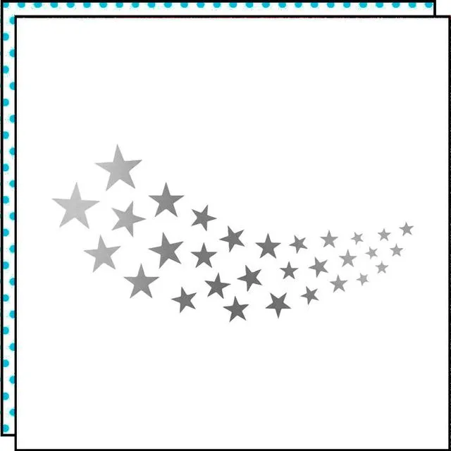 SILVER STARS (PACK OF 2)