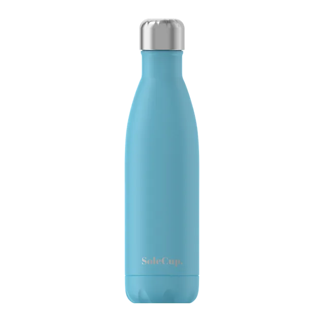 Light Blue Reusable Thermos Bottle