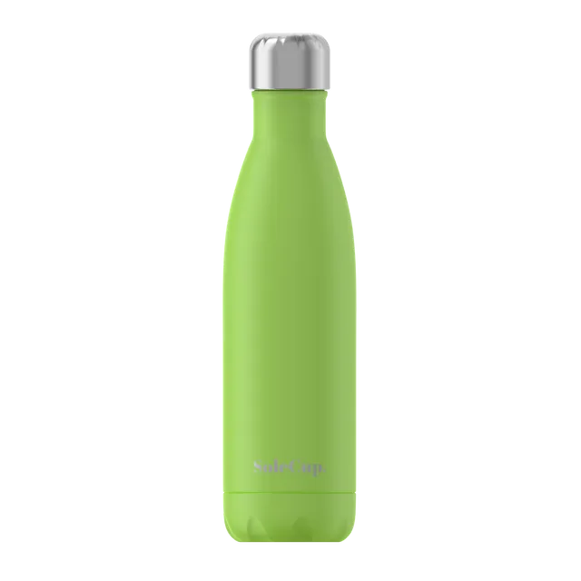 Lime Green Reusable Thermos Bottle