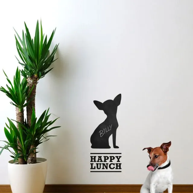 Happy Lunch Dog Wall sticker