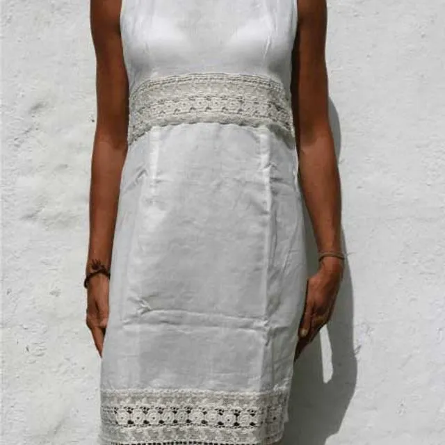 Linen dresses - White