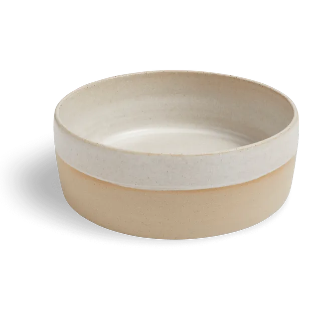 Ceramic food bowl Bo - White
