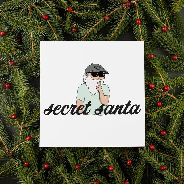 Secret Santa Christmas Card