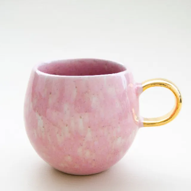 Paraíso Mug with Golden Handle - Made in Portugal