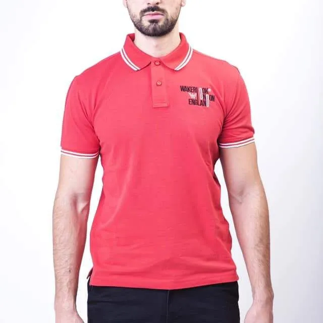 Mens Classic Wakerlook Fit Tipped Polo