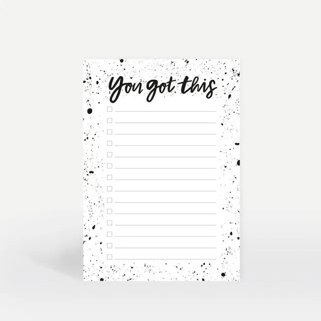 A5 To Do List Desk Pad (Pack of 6)