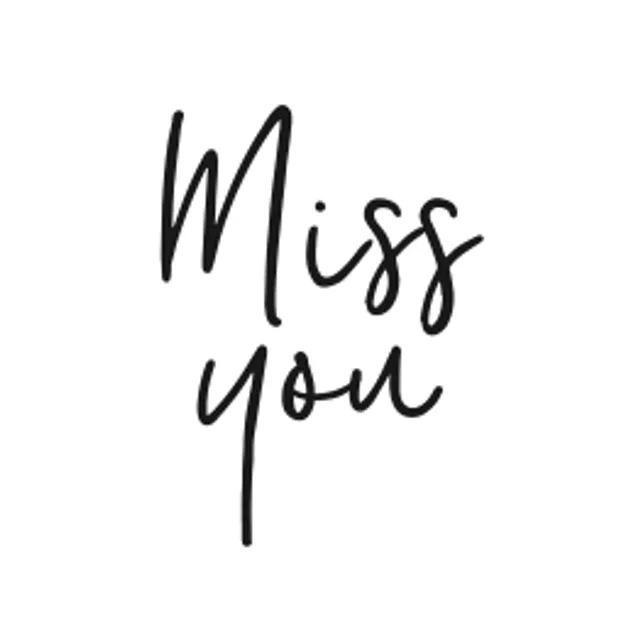 Seed Paper Greeting Card - Miss You