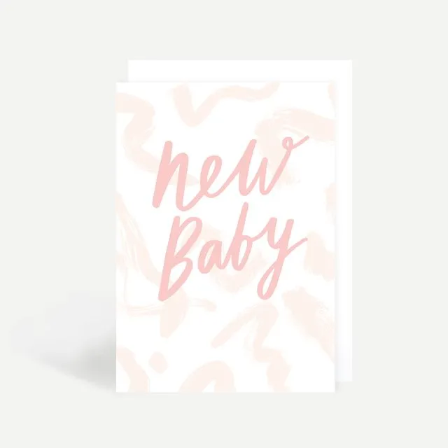New Baby Girl Greeting Card (Pack of 6)