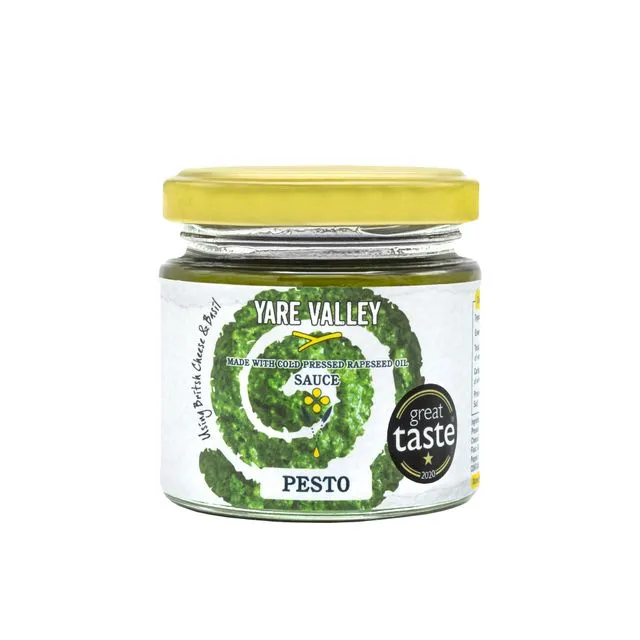 100g Pesto Sauce (using British cheese and basil) (case of 9)