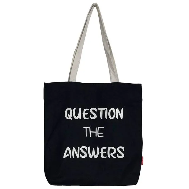 Tote bag "Question the answers"