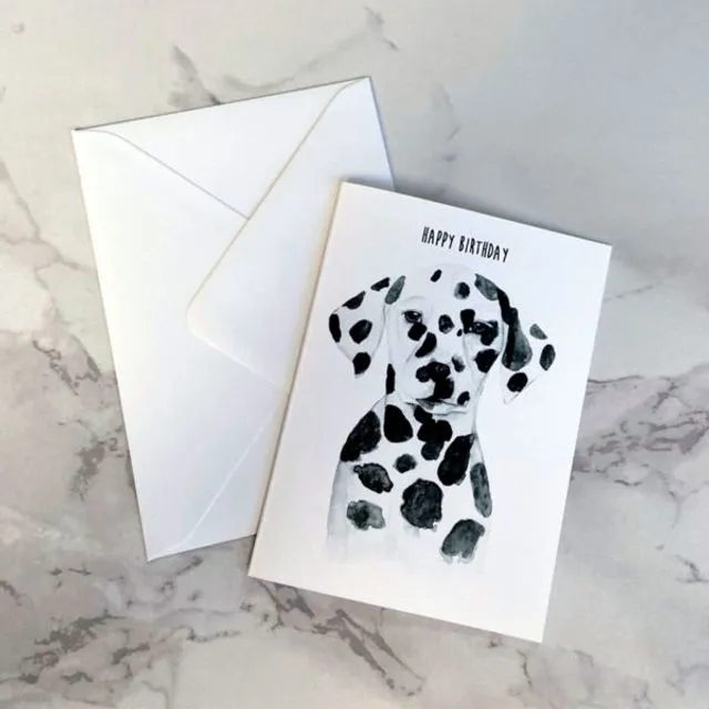 Dalmatian Puppy Card