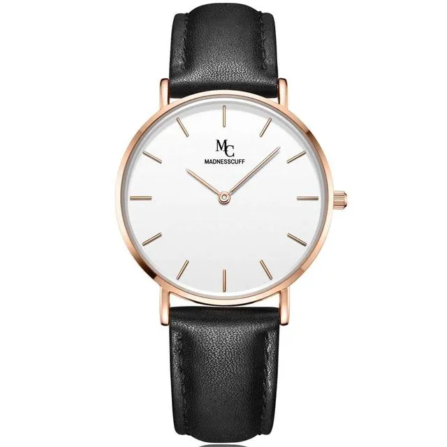 The Classic Leather White Edition Watch