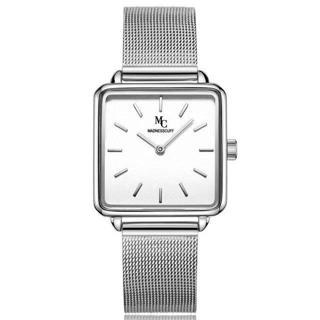 The Square Silver Edition Watch