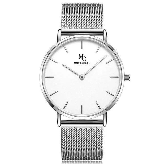 The Classic Silver White Watch